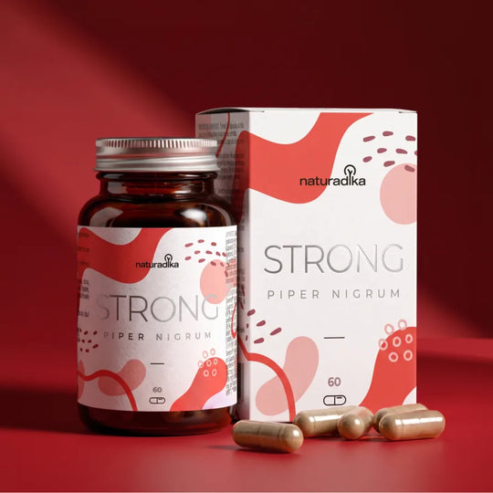 Piper Nigrum Strong de Naturadika — bote de 60 cápsulas
