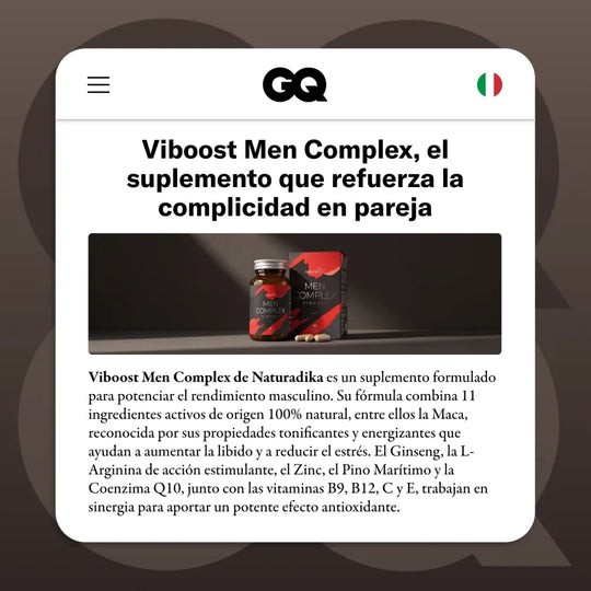 Viboost Men Complex en GQ: el complemento para las performances masculinas