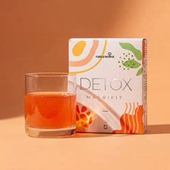 Magrifit Detox de Naturadika, caja de 20 sticks con vaso de bebida drenante