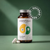 Bote de DuoWell D3+K2 de Naturadika, vitamina D3 con vitamina K2 MenaQ7®, 30 cápsulas