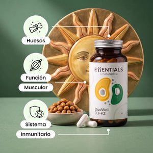 Beneficios de DuoWell D3+K2: huesos, función muscular y sistema inmunitario