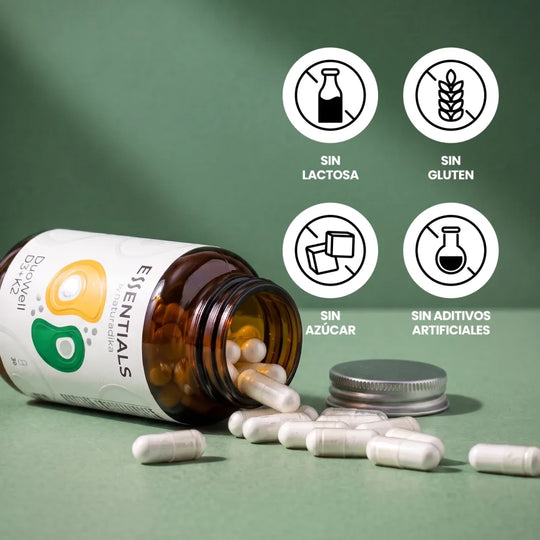 DuoWell D3+K2 sin lactosa, sin gluten, sin azúcar y sin aditivos artificiales