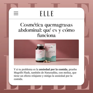 Magrifit Flash en Elle: con melisa, que mitiga la ansiedad por la comida