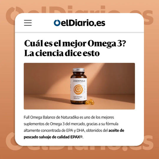 Full Omega Balance en elDiario.es: cuál es el mejor Omega 3 según la ciencia
