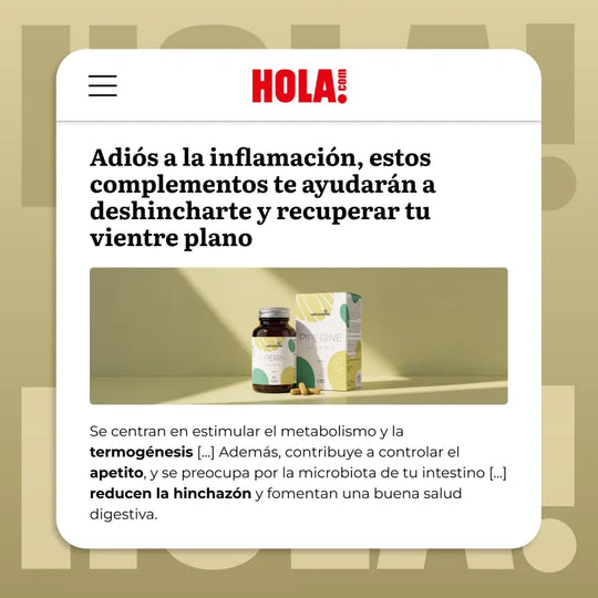 Magrifit Piperine en Hola.com: complementos para ayudar a deshincharte