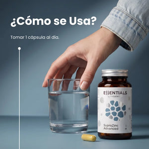 Cómo se usa SupraZinc Advanced: tomar 1 cápsula al día