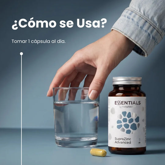 Cómo se usa SupraZinc Advanced: tomar 1 cápsula al día
