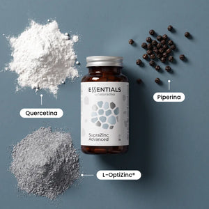 Activos de SupraZinc Advanced: quercetina, L-OptiZinc® y piperina