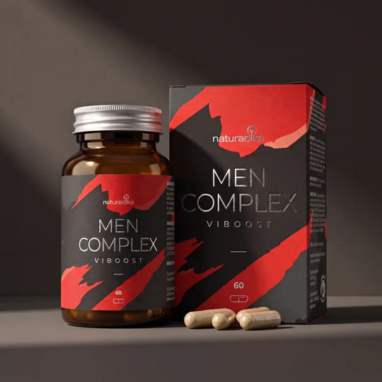 Viboost Men Complex de Naturadika — bote de 60 cápsulas