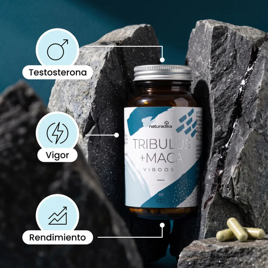 Viboost Tribulus + Maca: testosterona, vigor y rendimiento