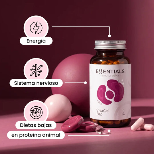 Beneficios de VivaCel B12: energía, sistema nervioso y apoyo en dietas bajas en proteína animal