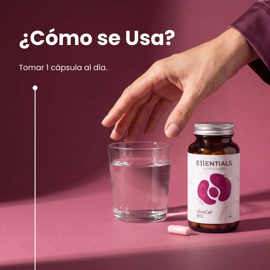 Cómo se usa VivaCel B12: 1 cápsula al día