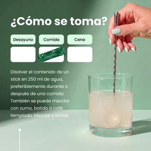 Cómo se toma CreaWell Vital: un stick al día en agua